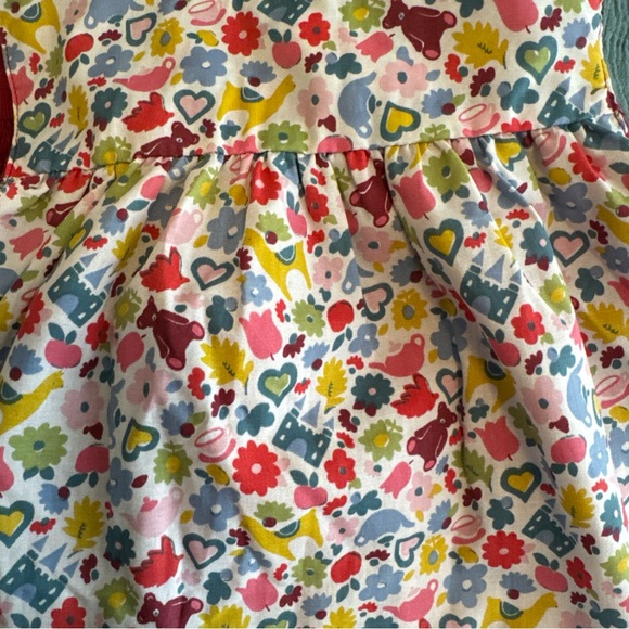 Baby Boden Red Corduroy Dress with Bear Appliqué - Picture 8 of 9